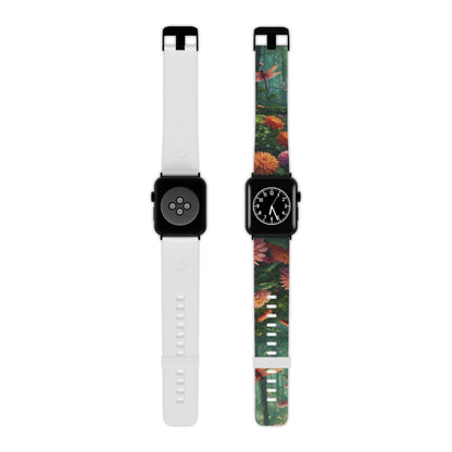 Enchanted Forest Dragonflies & Blossoms Apple Watch Band