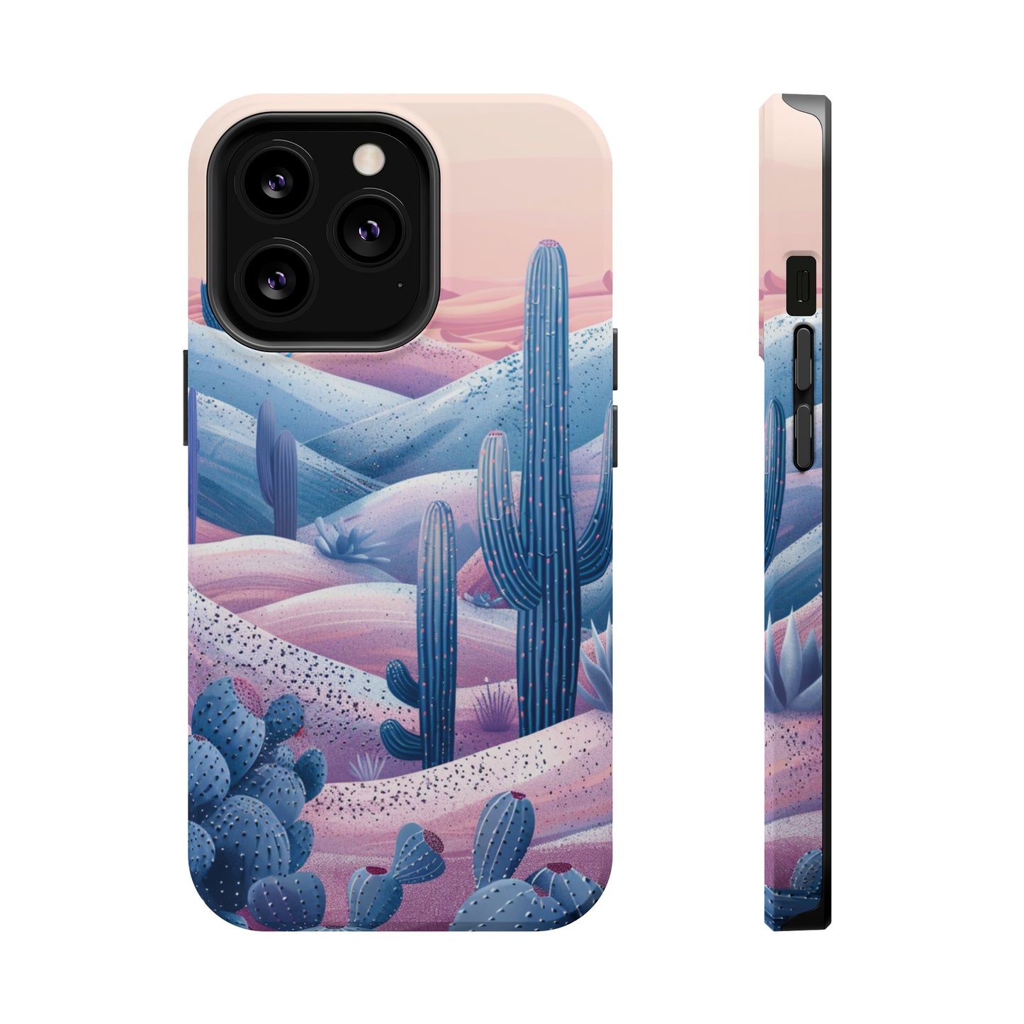 Desert Oasis MagSafe Case for iPhone – Cactus & Western Landscape Design for iPhone 15, 14 Pro Max, 13, and More!