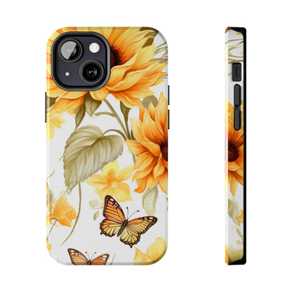 Sunflower & Butterfly Bliss - iPhone Series Case