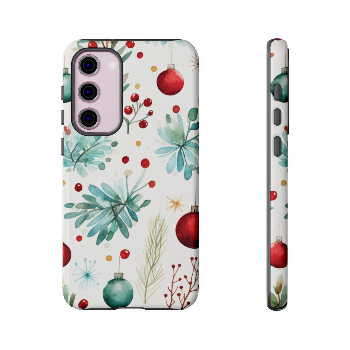 Festive Holiday Ornament Pattern – Samsung Galaxy Case