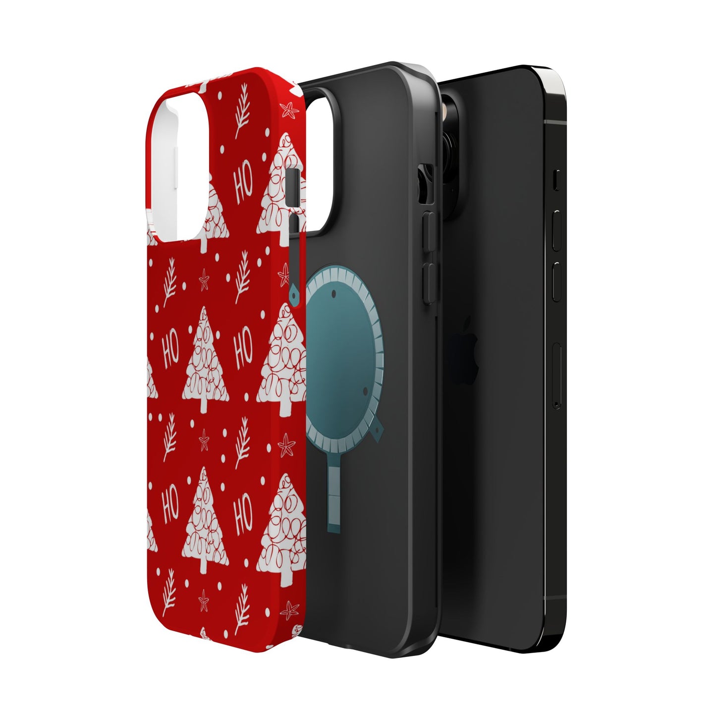 MagSafe iPhone Case: Ho Ho Ho – Christmas Tree Wonderland