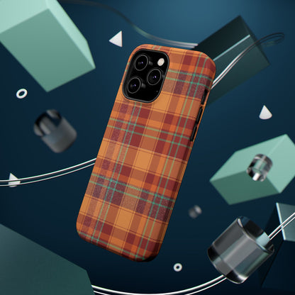 MagSafe Case - Autumn Tartan Plaid Design