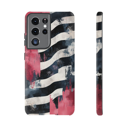 Blood Zebra Samsung Case – Bold Red & Black Pattern