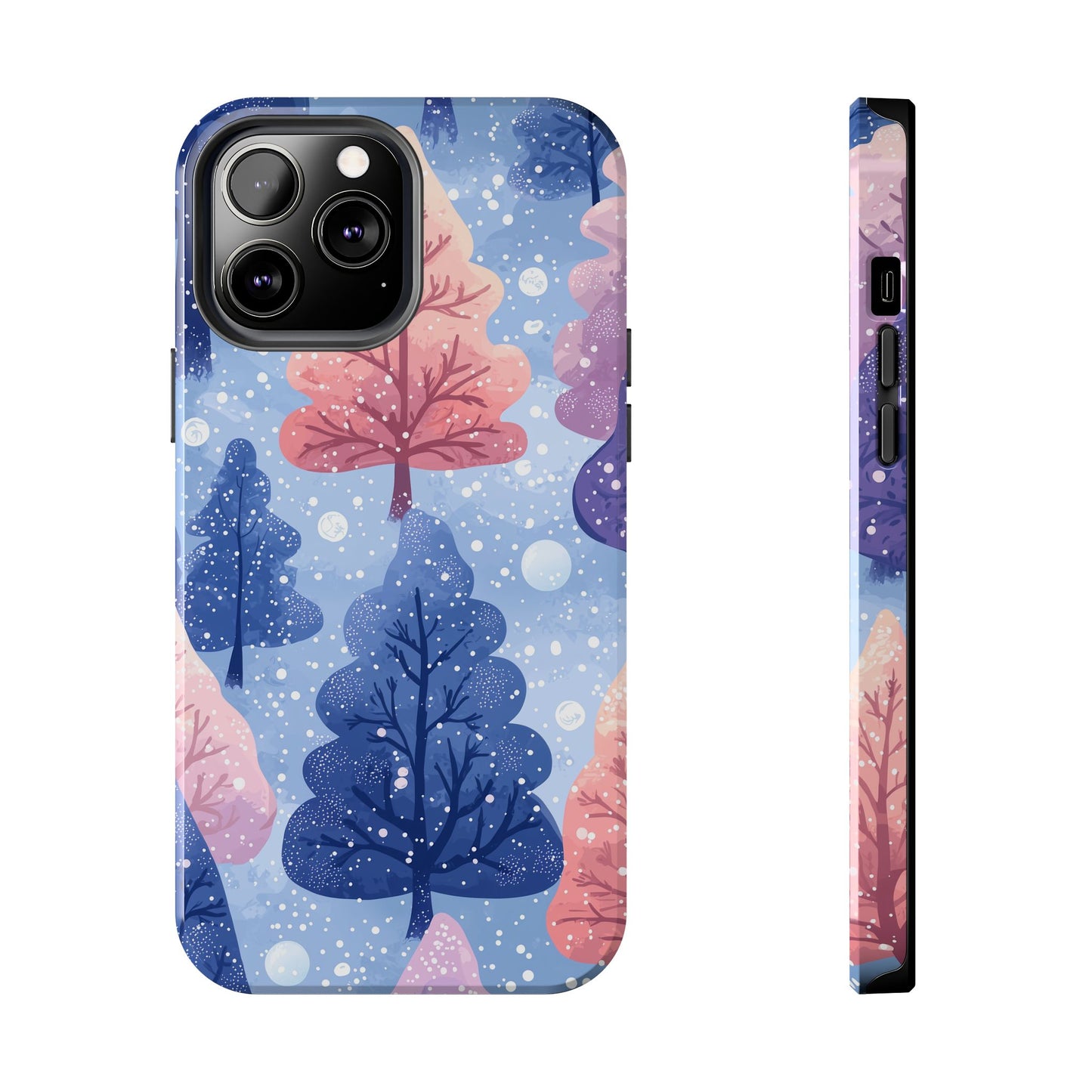 Pink & Purple Winter Wonderland - iPhone Series Case