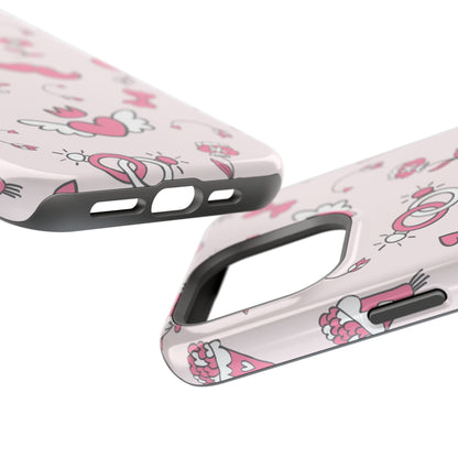 Pink Love Icons MagSafe Case