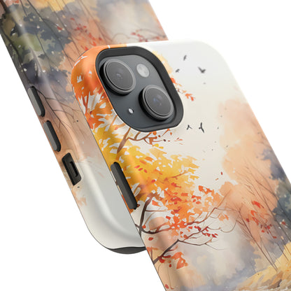 Autumn River Serenity – MagSafe iPhone Case