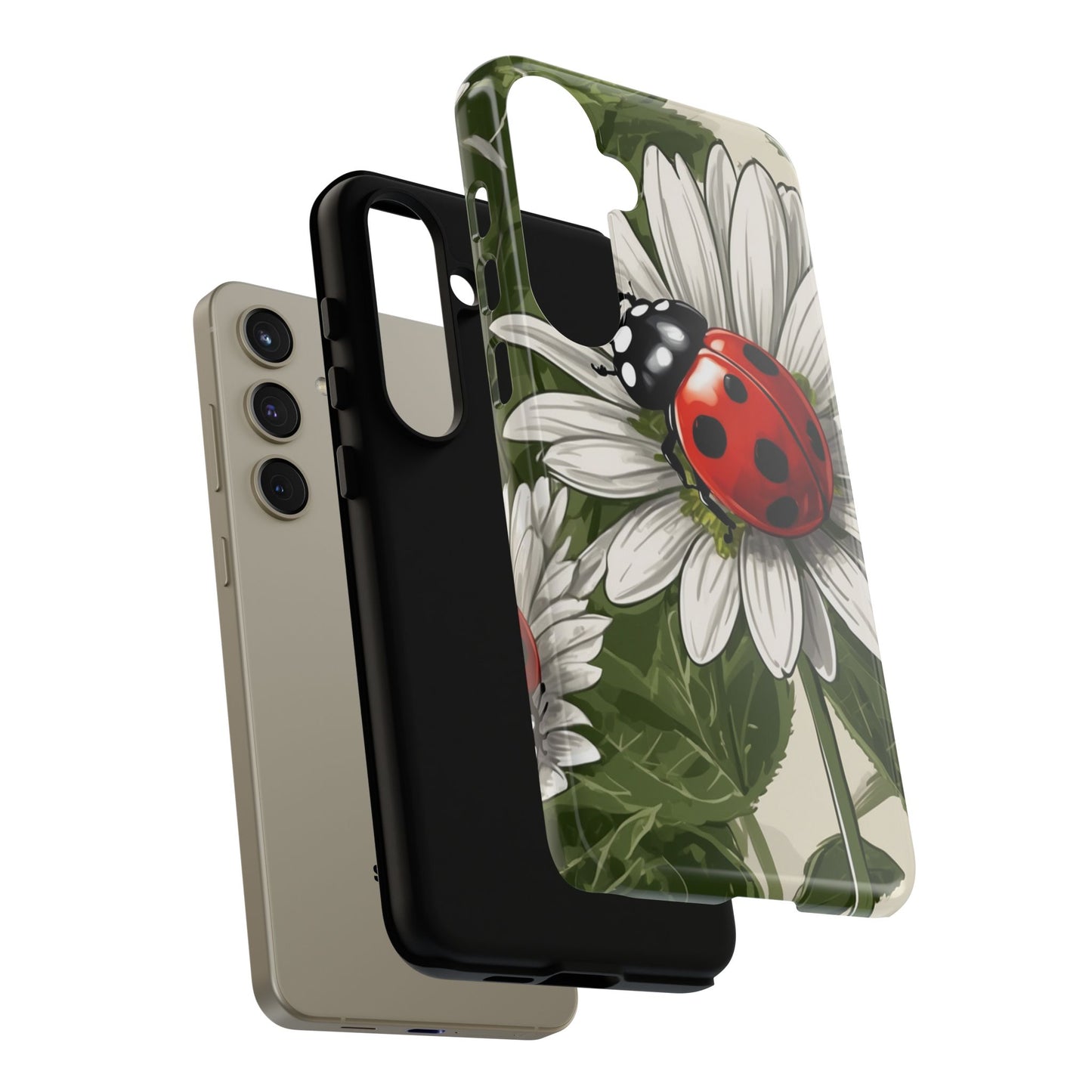 Ladybug & Daisy Garden Charm - Samsung Galaxy Case