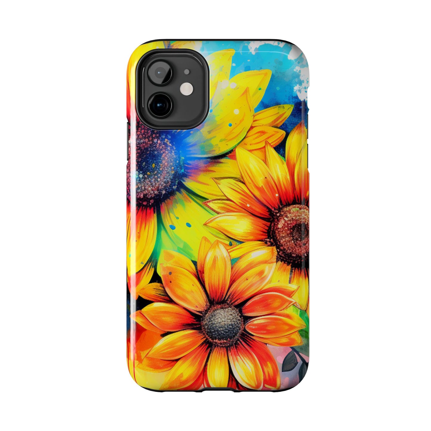 Vibrant Sunflower Splash - iPhone Series Case