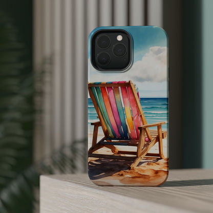 Vibrant Beach Escape MagSafe iPhone Case – Summer Vibes Design