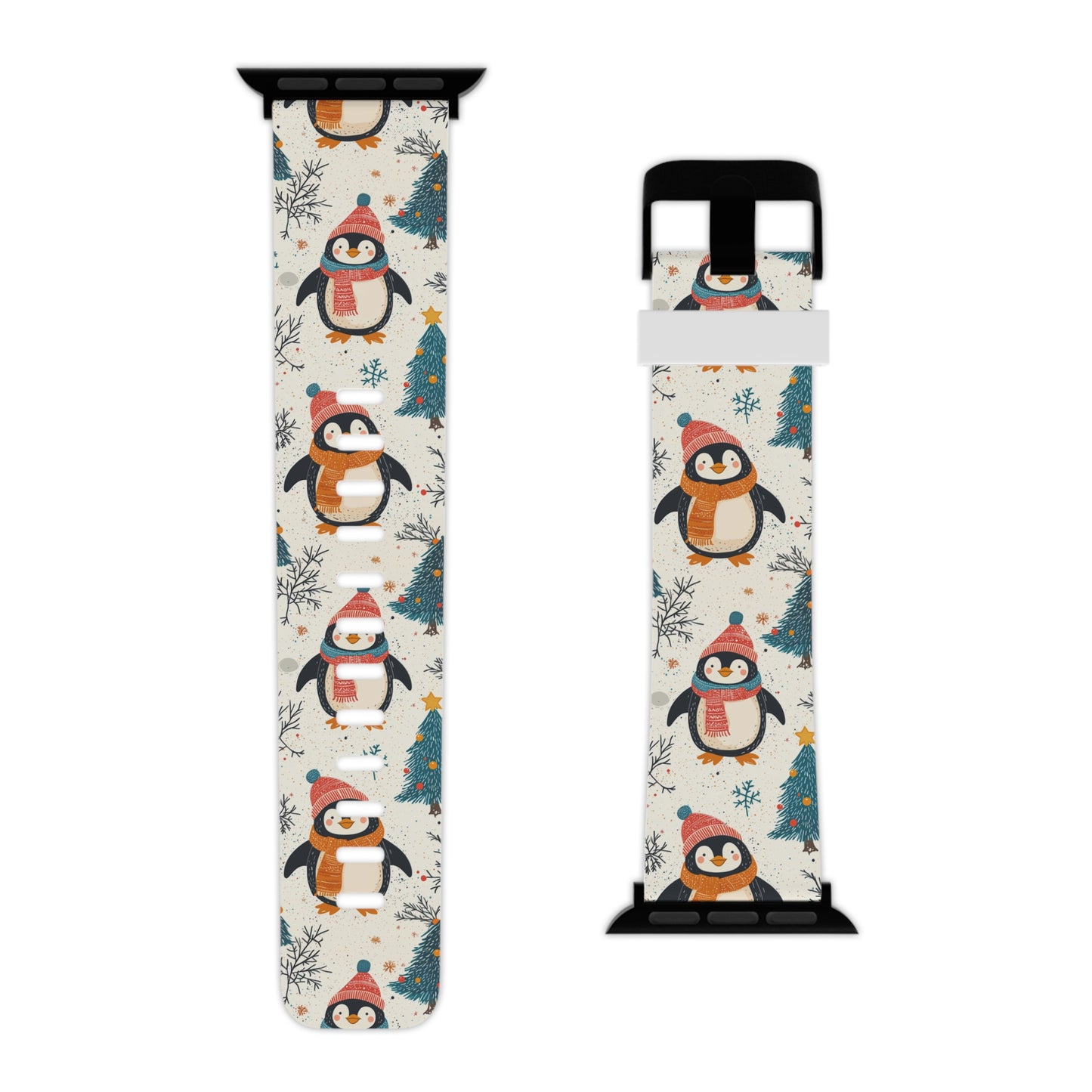  Snowy Christmas Cheer Apple Watch Band