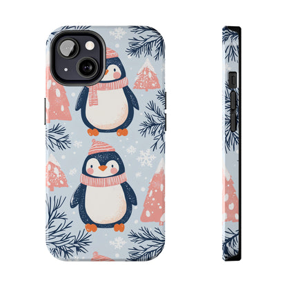 Penguin in Winter Wonderland iPhone Case