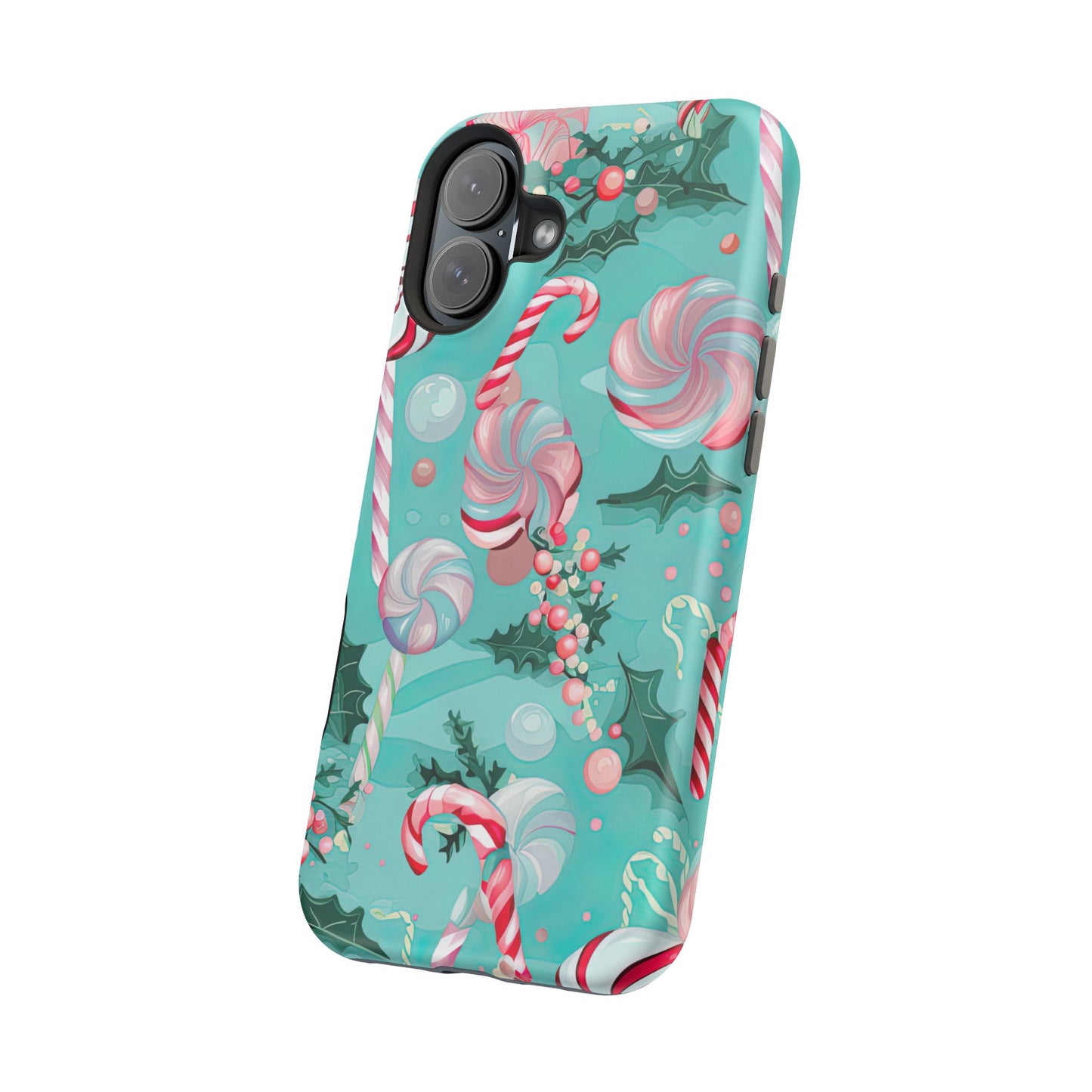 Candy Cane & Peppermint Holiday Delight – MagSafe iPhone Series Case