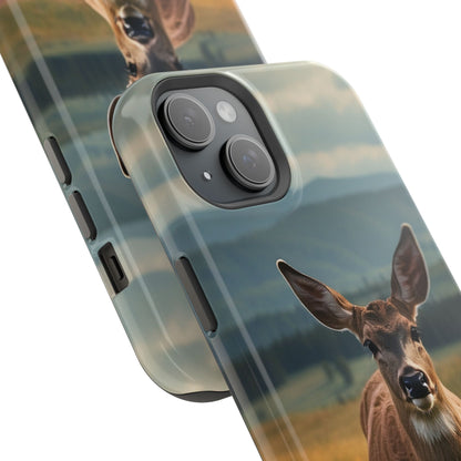 Rustic Meadow Deer – MagSafe iPhone Case