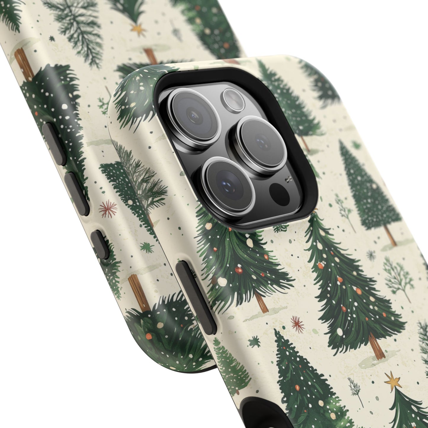 Festive Christmas Tree Forest Pattern – MagSafe iPhone Series Case