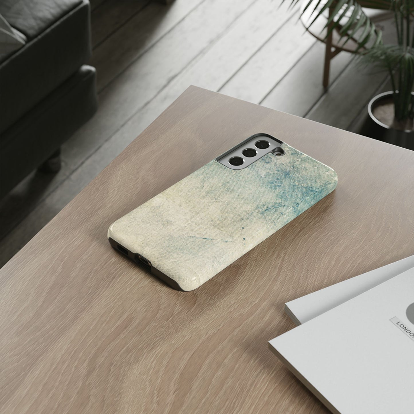 Vintage Aged Texture Samsung Galaxy Case – Rustic Weathered Design