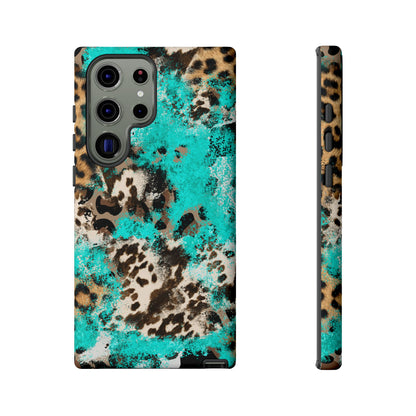 Aqua Splash Leopard - Samsung Galaxy Series Case