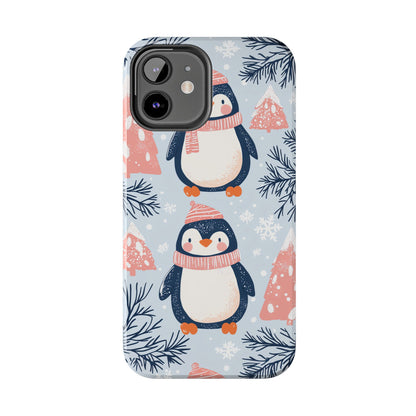 Penguin in Winter Wonderland iPhone Case