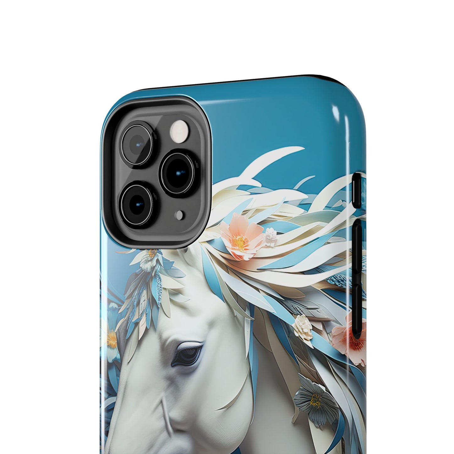 Floral Horse iPhone Case