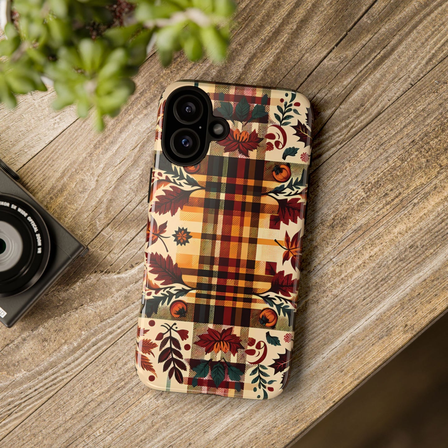 Cute Autumn Harmony Plaid Phone Case! - BOGO Cases