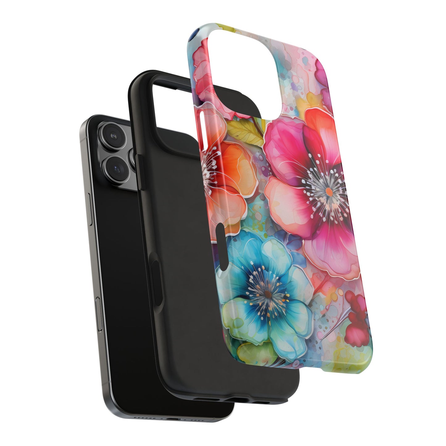 Vibrant Watercolor Floral Garden - iPhone Series Case