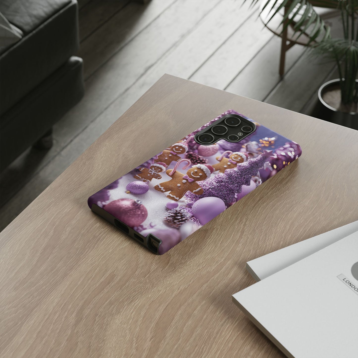 Pink Frosted Gingerbread Forest - Samsung Galaxy Series Case