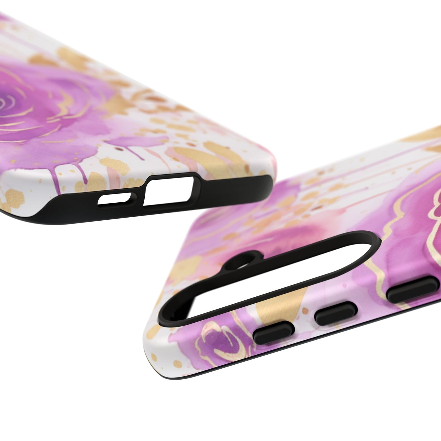 Radiant Purple & Gold Floral - Samsung Galaxy Series Case