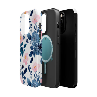 Pastel Garden Charm – MagSafe Case with Soft Watercolor Floral Print