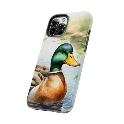 Serene Duck Reflection - iPhone Case