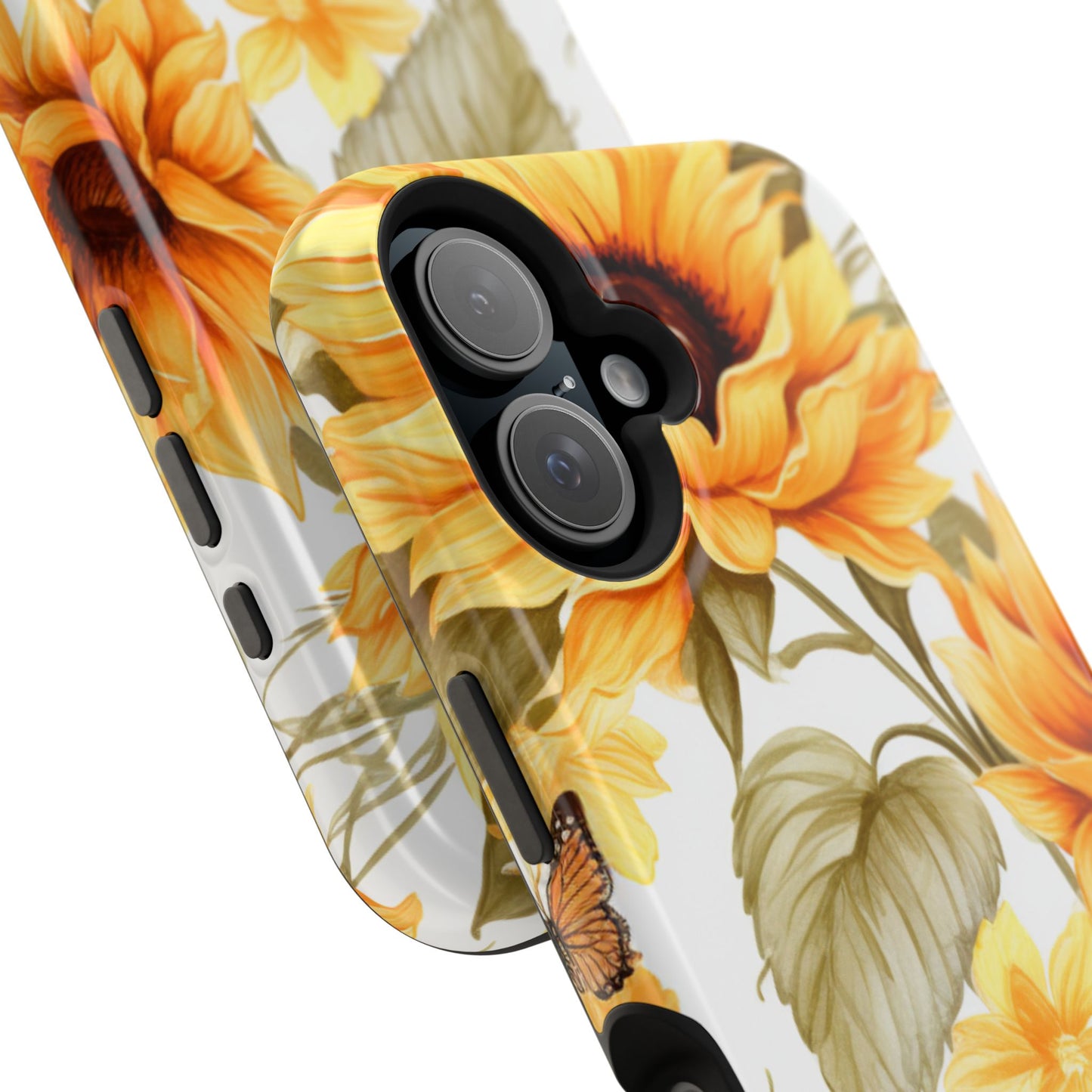 Sunflower & Butterfly Bliss - MagSafe iPhone Series Case