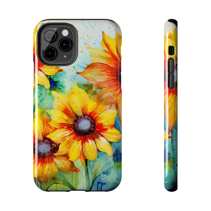 Watercolor Sunflower Splash - iPhone Series Case