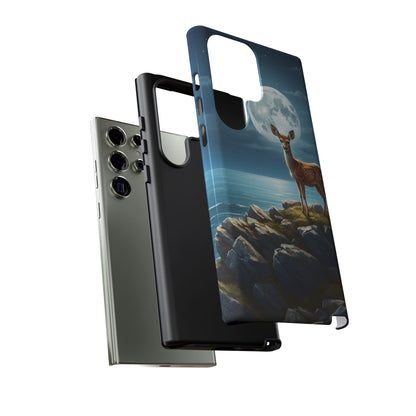 Enchanted Fawn Under the Moonlit Sky Samsung Galaxy Case