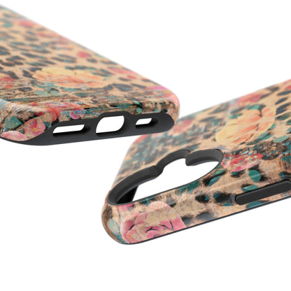 Rustic Floral Leopard - MagSafe iPhone Series Case