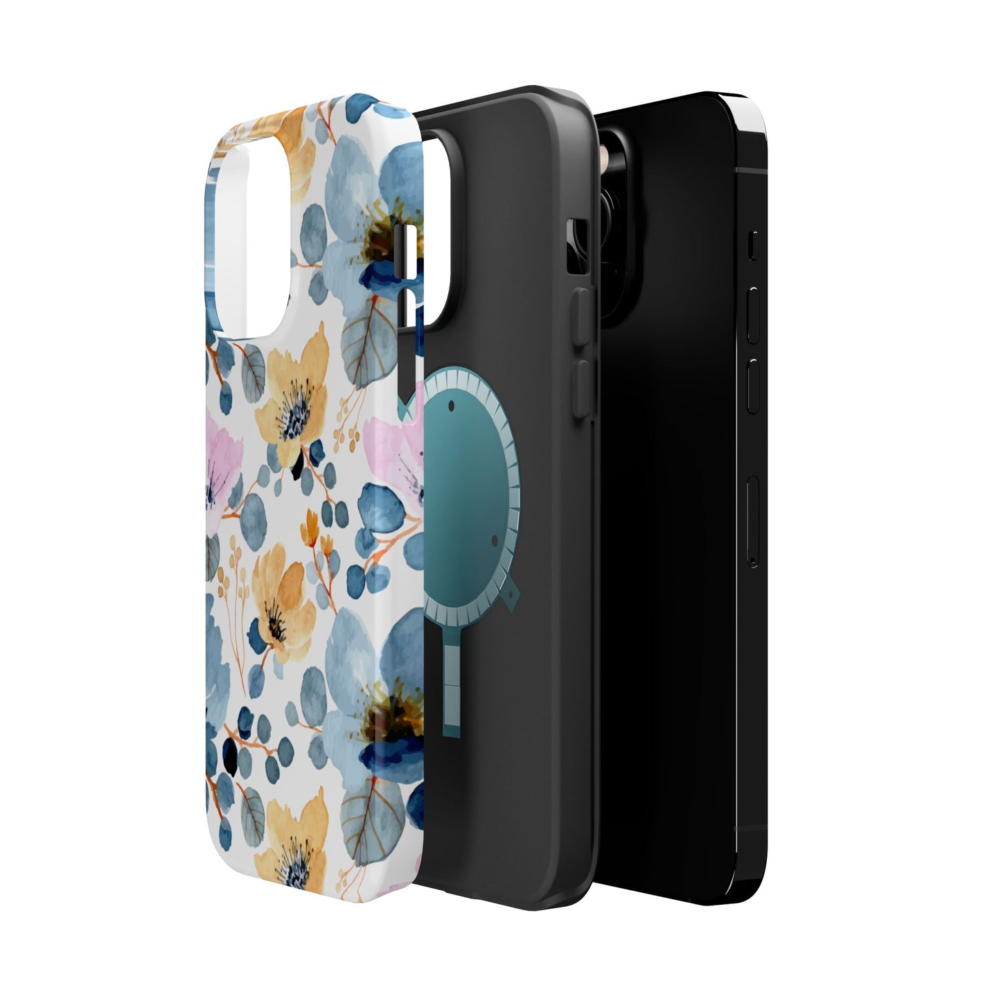 Spring Radiance – MagSafe Case with Vibrant Watercolor Floral Design