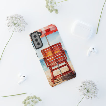 Beachfront Sunset Lounge Samsung Galaxy Case – Rearview Edition