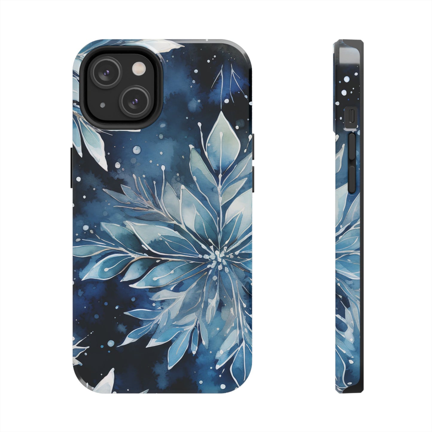 Winter’s Embrace – Blue Snowflake Samsung Galaxy Case