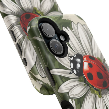 Ladybug & Daisy Garden Charm - MagSafe iPhone Case