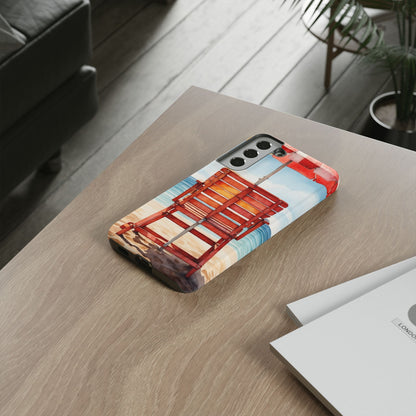 Beachfront Sunset Lounge Samsung Galaxy Case – Rearview Edition