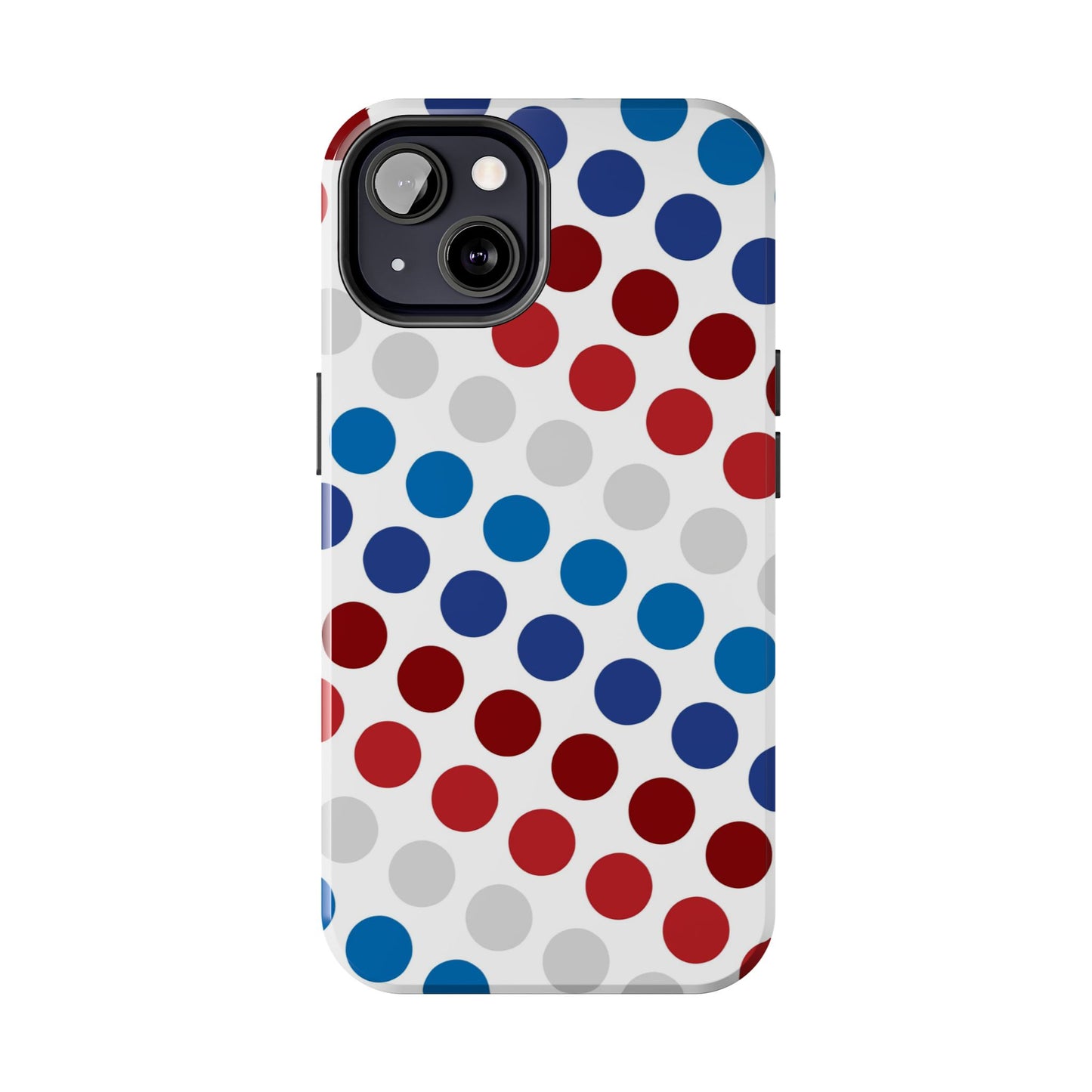 Patriotic Polka Dots - iPhone Case