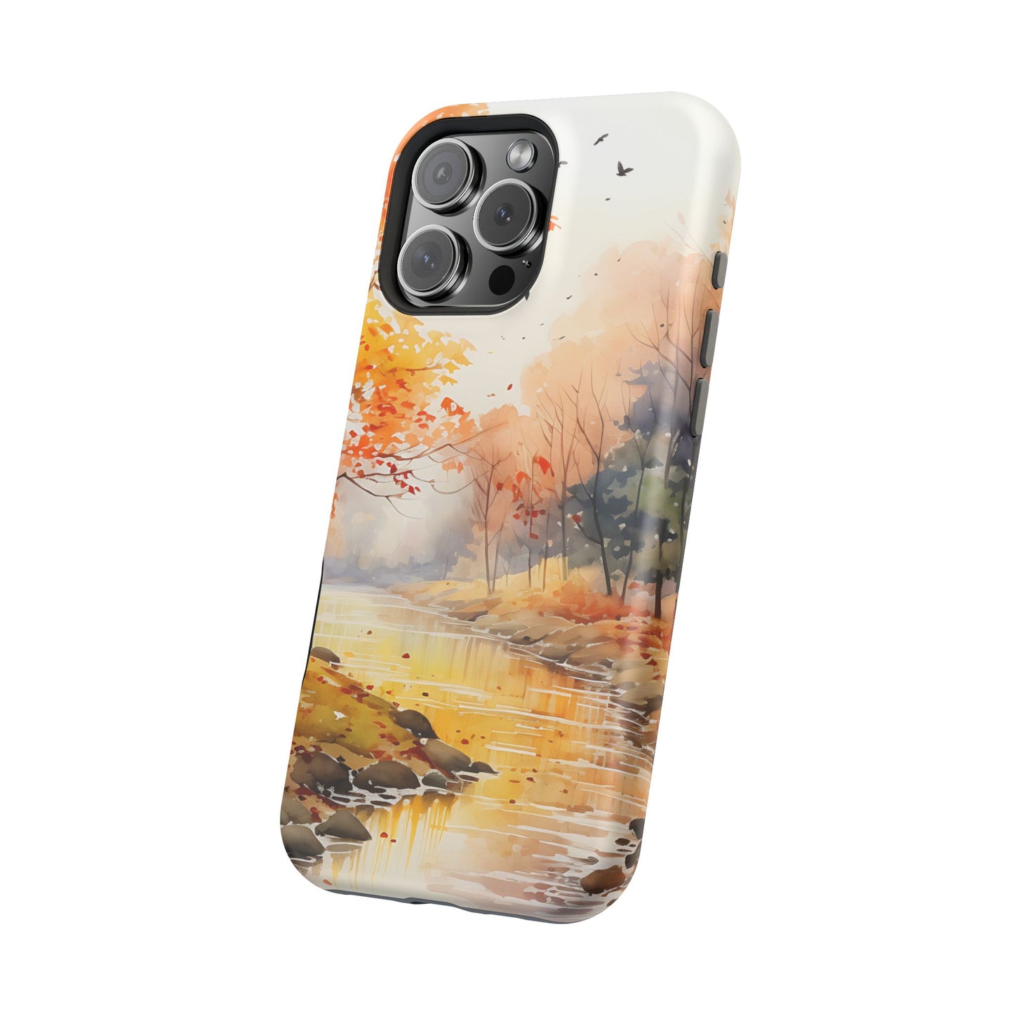 Autumn River Serenity – MagSafe iPhone Case