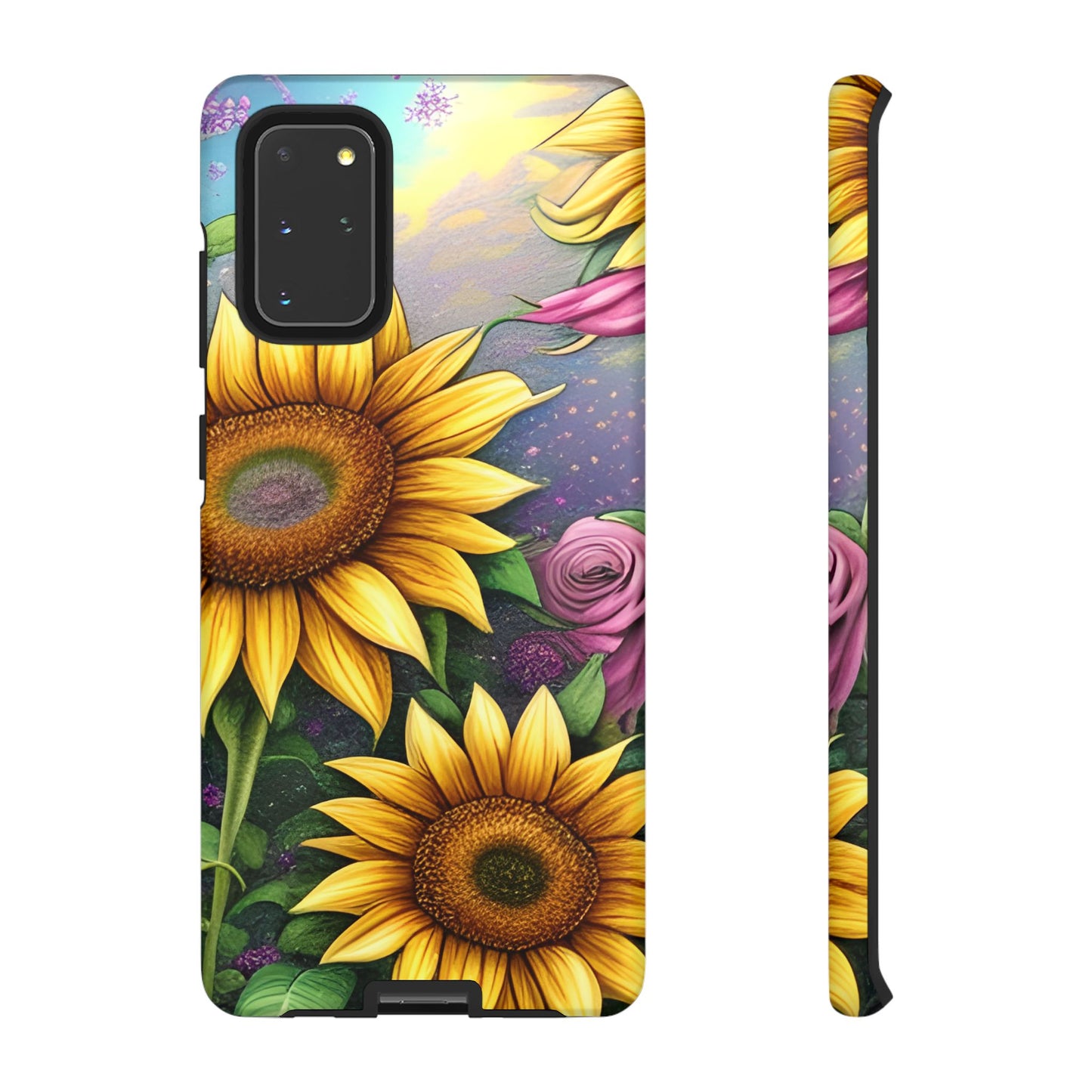 Whimsical Sunflower & Rose Garden - Samsung Galaxy Series Case