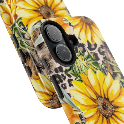 Leopard Sunflower Chic - iPhone Series Case