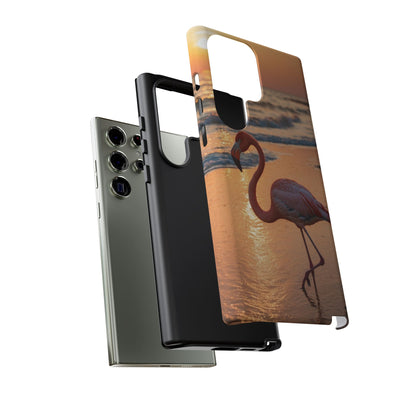 Island Beauty – Flamingo Samsung Galaxy Case