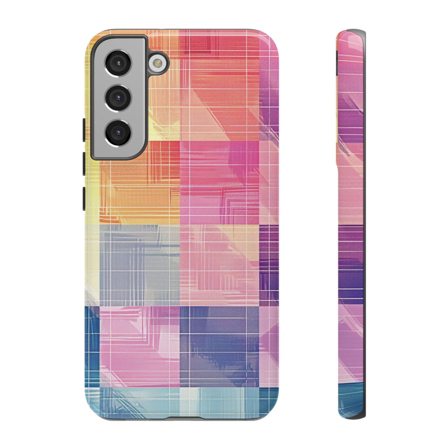 Pastel Panache Watercolor Plaid Case