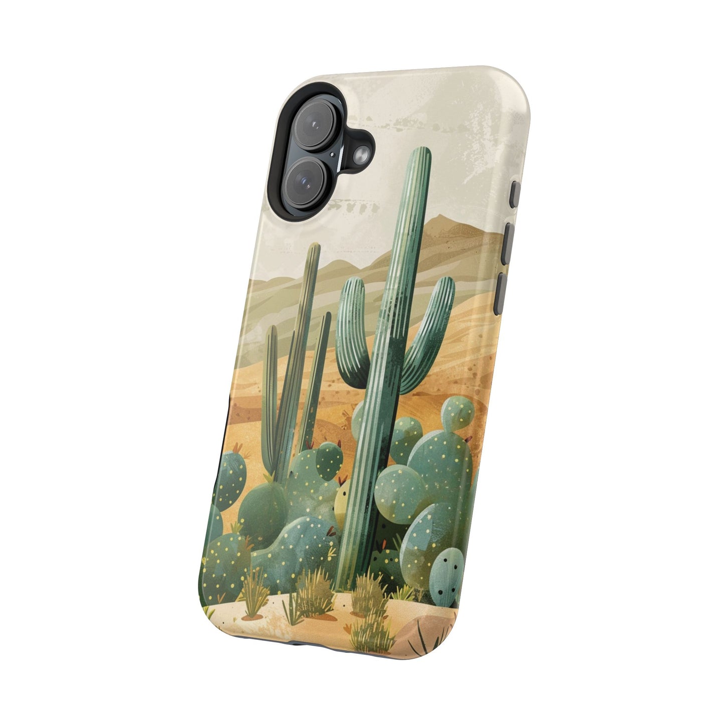 Desert Oasis Cactus iPhone Case