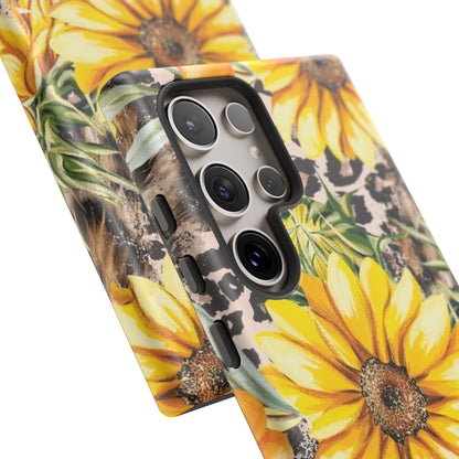 Leopard Sunflower Chic - Samsung Galaxy Series Case