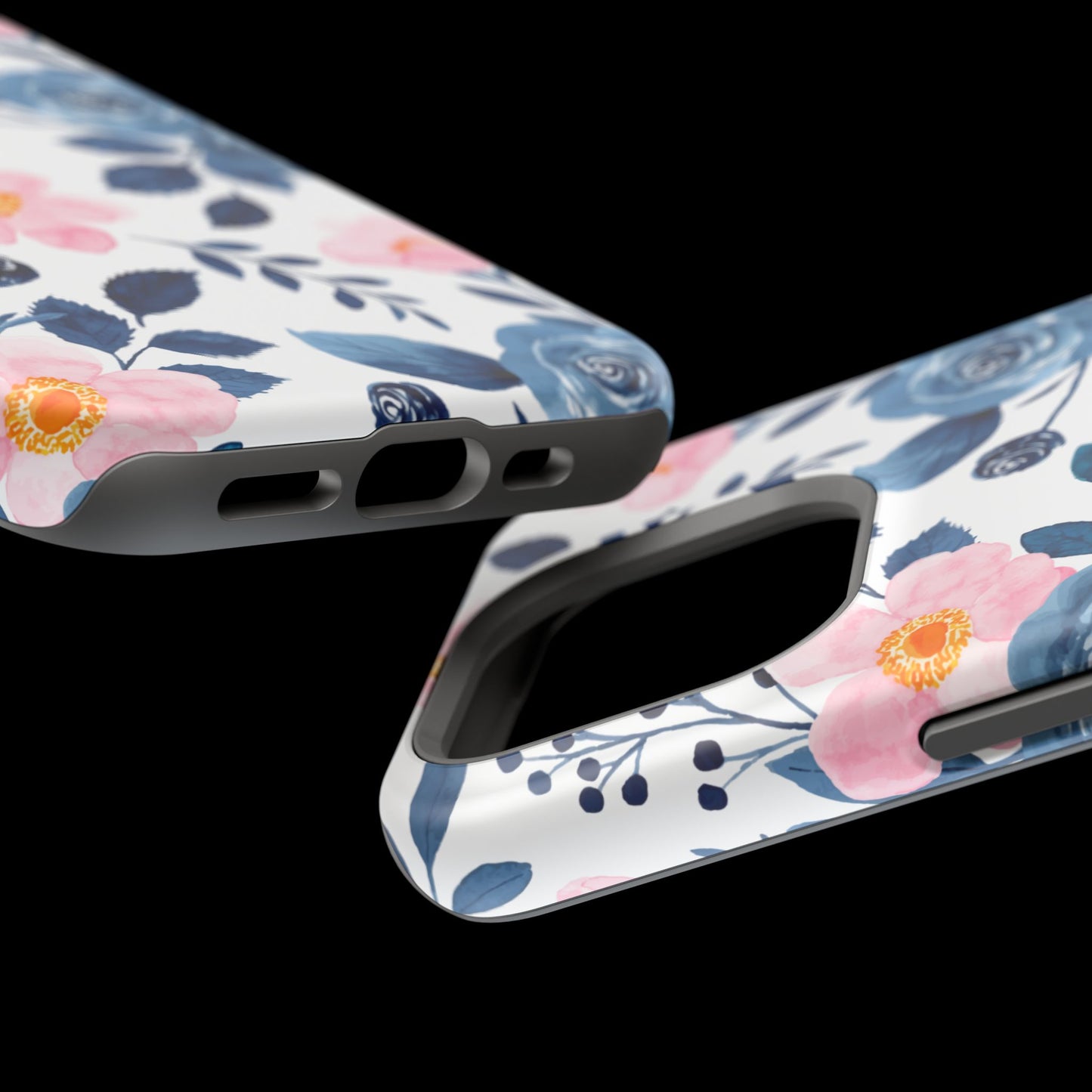 Pastel Garden Charm – MagSafe Case with Soft Watercolor Floral Print