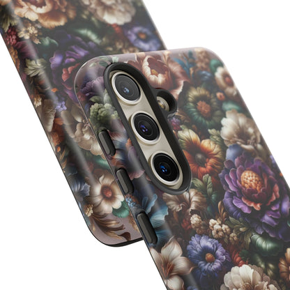 Floral Elegance For Samsung - Protective Dual-Layer Design with Vibrant Full-Wrap Print