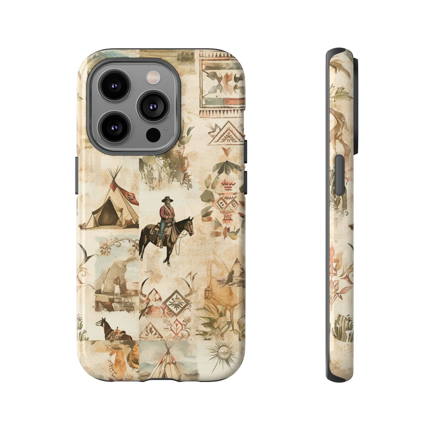 Western Collage Case | Vintage Country Aesthetic