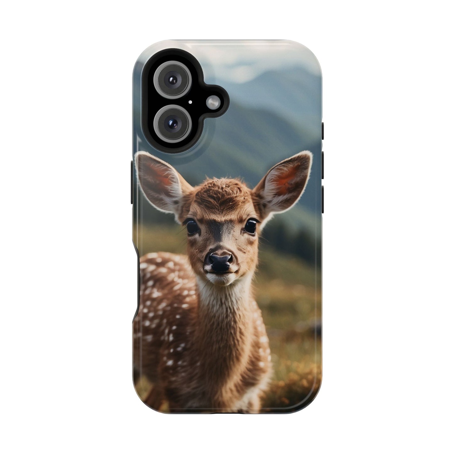 Gentle Fawn in Mountain Meadows MagSafe iPhone Case