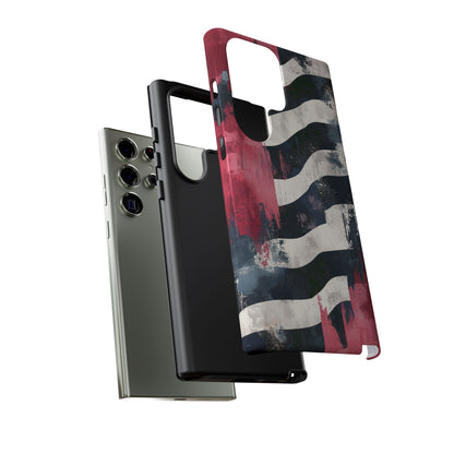 Blood Zebra Samsung Case – Bold Red & Black Pattern